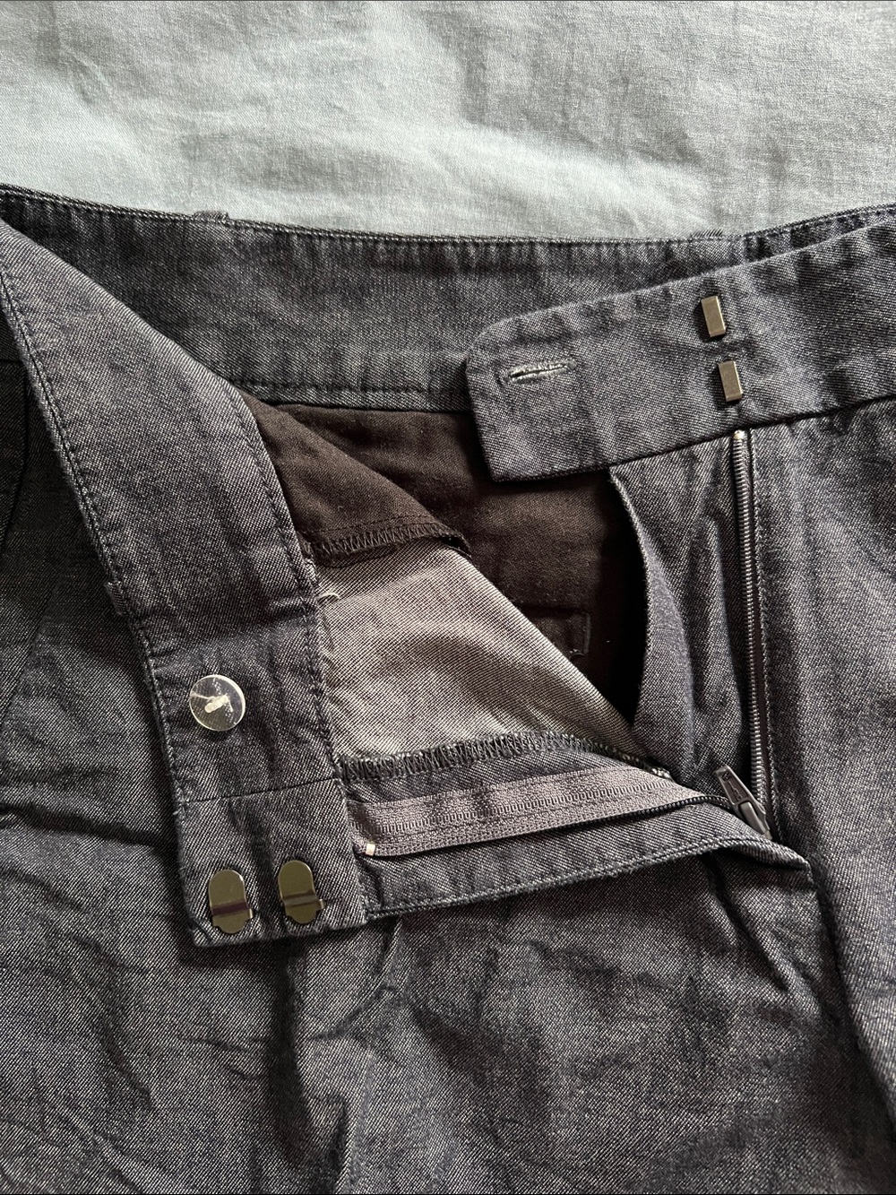 Ann Taylor Factory Blue Shorts - Picture 6 of 6